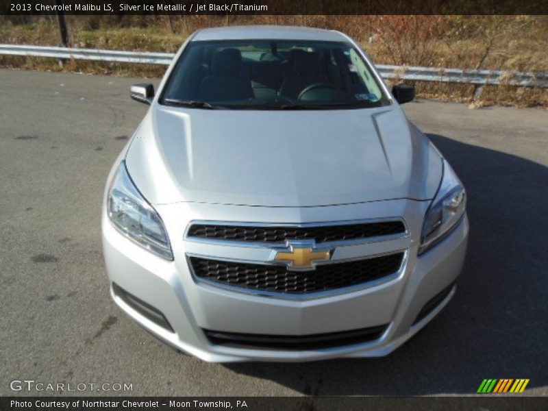 Silver Ice Metallic / Jet Black/Titanium 2013 Chevrolet Malibu LS