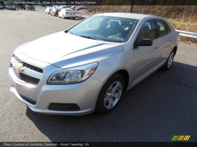 Silver Ice Metallic / Jet Black/Titanium 2013 Chevrolet Malibu LS
