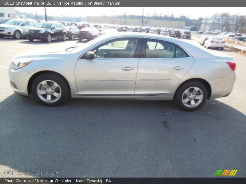 Silver Ice Metallic / Jet Black/Titanium 2013 Chevrolet Malibu LS