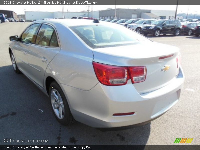 Silver Ice Metallic / Jet Black/Titanium 2013 Chevrolet Malibu LS