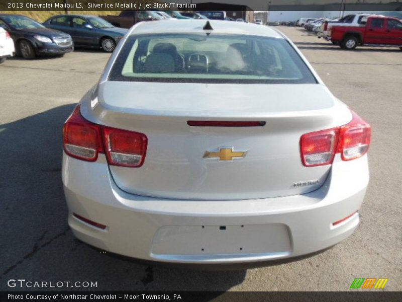 Silver Ice Metallic / Jet Black/Titanium 2013 Chevrolet Malibu LS