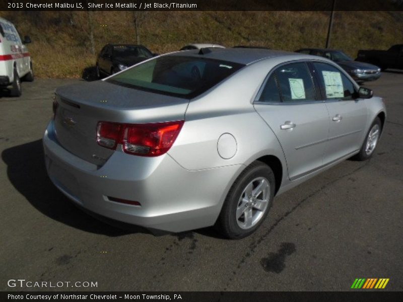 Silver Ice Metallic / Jet Black/Titanium 2013 Chevrolet Malibu LS