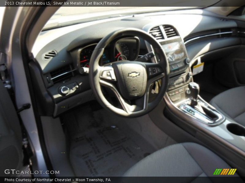 Silver Ice Metallic / Jet Black/Titanium 2013 Chevrolet Malibu LS