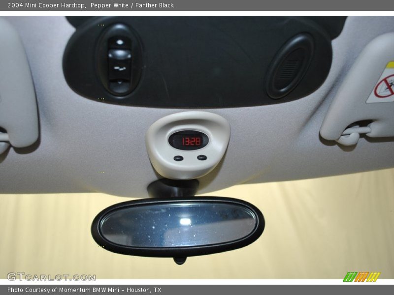 Pepper White / Panther Black 2004 Mini Cooper Hardtop