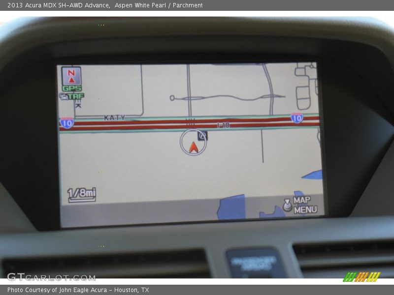 Aspen White Pearl / Parchment 2013 Acura MDX SH-AWD Advance