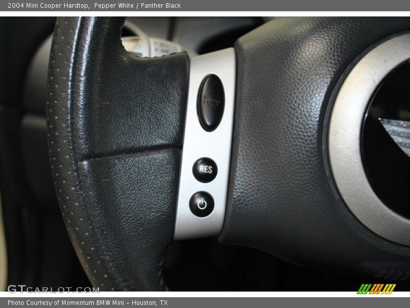 Pepper White / Panther Black 2004 Mini Cooper Hardtop
