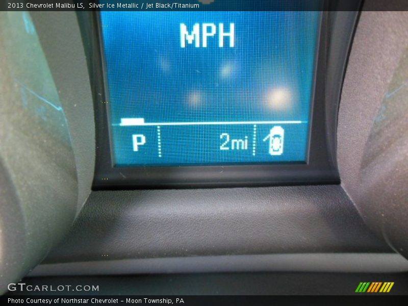 Silver Ice Metallic / Jet Black/Titanium 2013 Chevrolet Malibu LS