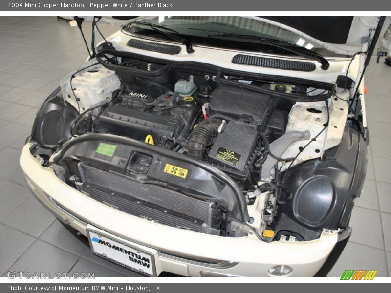 Pepper White / Panther Black 2004 Mini Cooper Hardtop