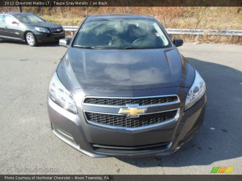 Taupe Gray Metallic / Jet Black 2013 Chevrolet Malibu LT