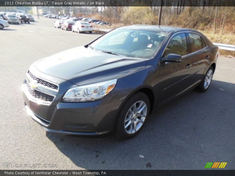 Taupe Gray Metallic / Jet Black 2013 Chevrolet Malibu LT