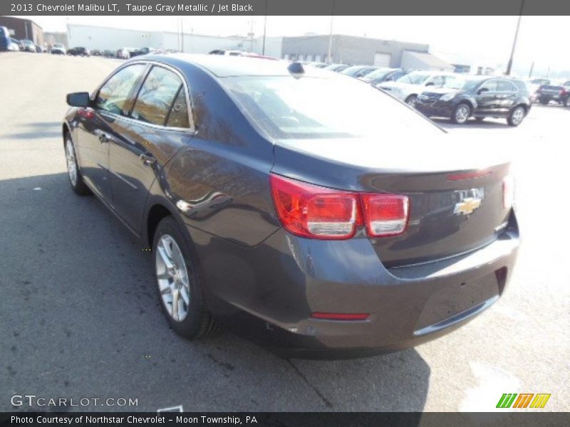 Taupe Gray Metallic / Jet Black 2013 Chevrolet Malibu LT