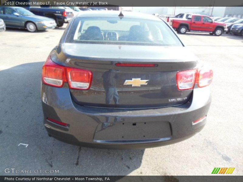 Taupe Gray Metallic / Jet Black 2013 Chevrolet Malibu LT