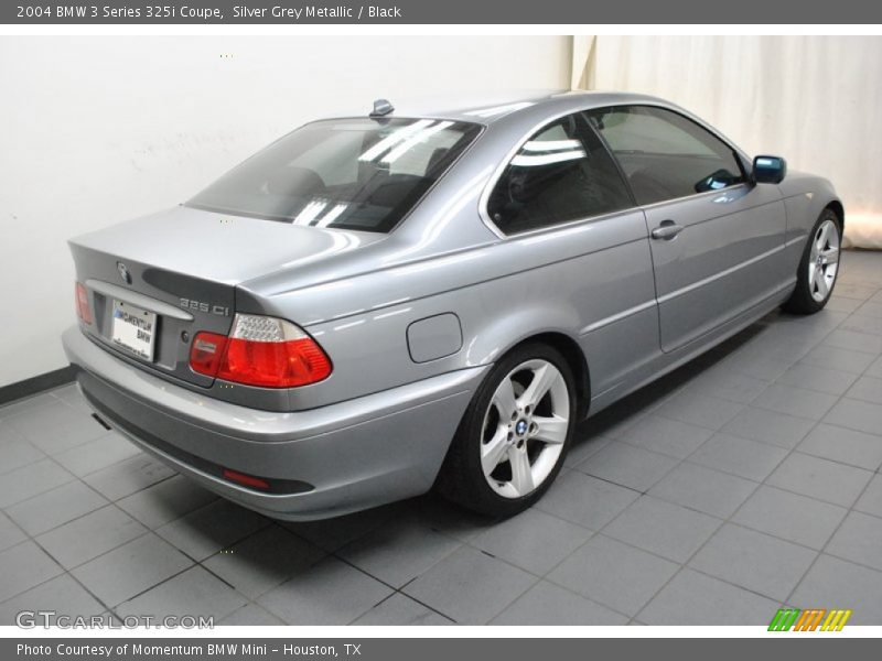 Silver Grey Metallic / Black 2004 BMW 3 Series 325i Coupe
