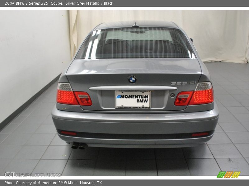 Silver Grey Metallic / Black 2004 BMW 3 Series 325i Coupe