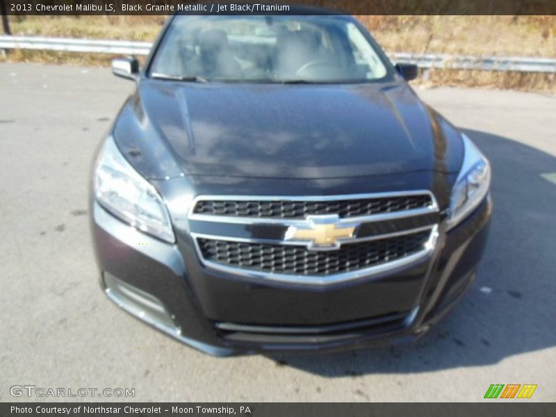 Black Granite Metallic / Jet Black/Titanium 2013 Chevrolet Malibu LS