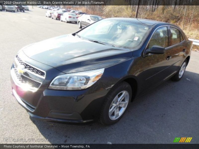 Black Granite Metallic / Jet Black/Titanium 2013 Chevrolet Malibu LS