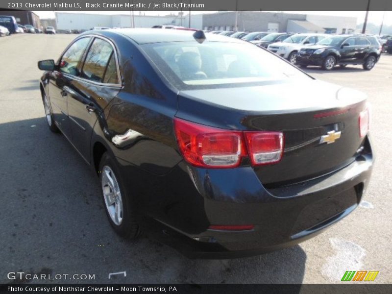 Black Granite Metallic / Jet Black/Titanium 2013 Chevrolet Malibu LS