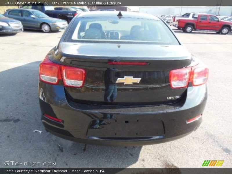 Black Granite Metallic / Jet Black/Titanium 2013 Chevrolet Malibu LS