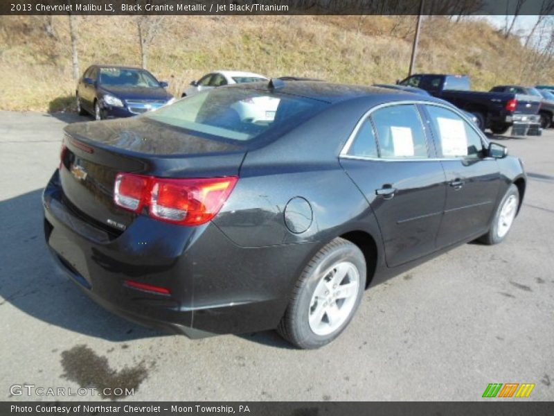 Black Granite Metallic / Jet Black/Titanium 2013 Chevrolet Malibu LS