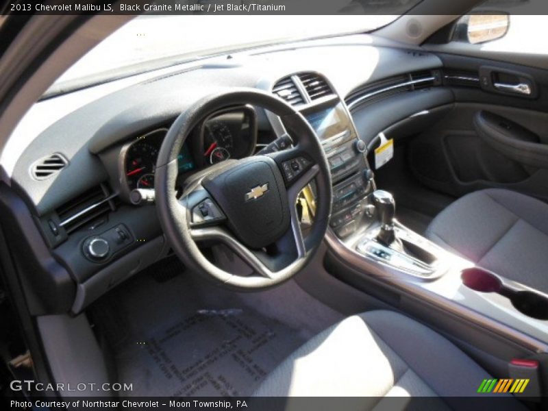 Black Granite Metallic / Jet Black/Titanium 2013 Chevrolet Malibu LS