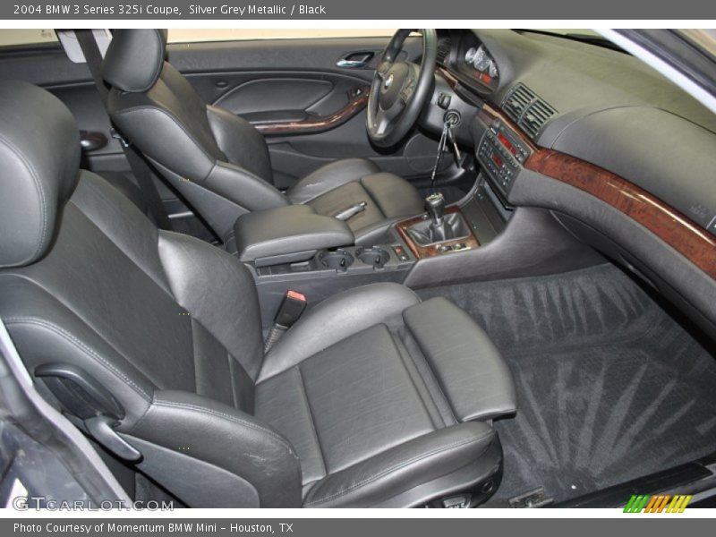  2004 3 Series 325i Coupe Black Interior