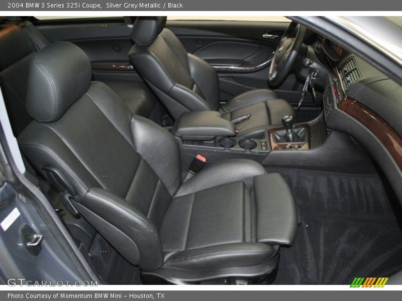  2004 3 Series 325i Coupe Black Interior