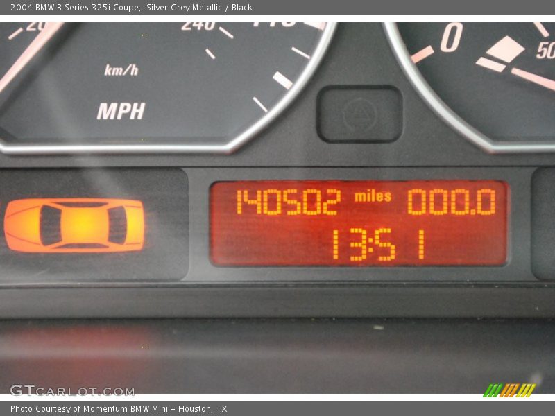 Silver Grey Metallic / Black 2004 BMW 3 Series 325i Coupe
