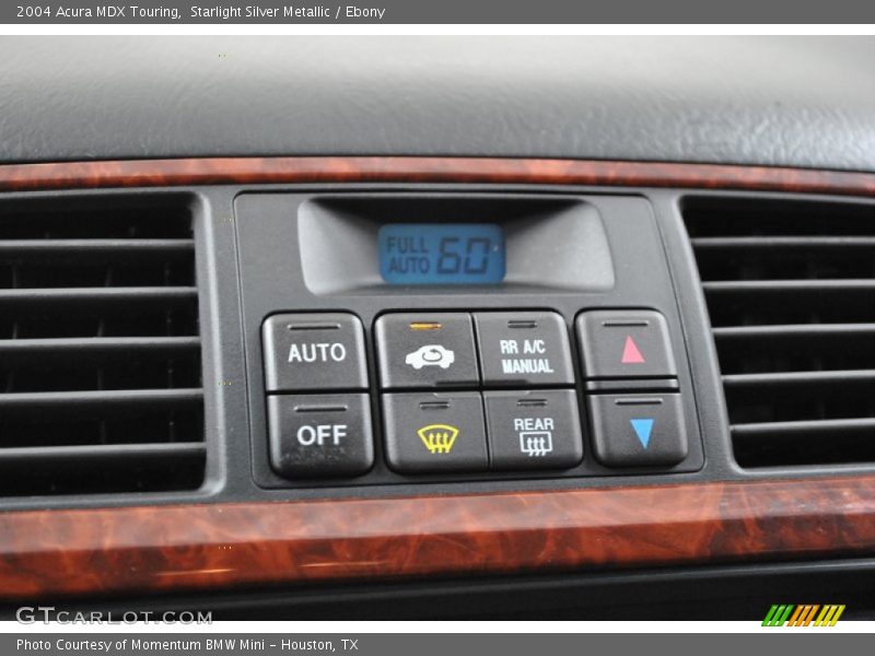 Controls of 2004 MDX Touring