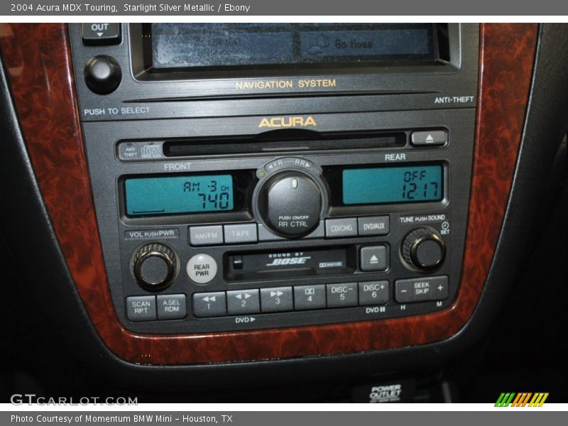 Controls of 2004 MDX Touring