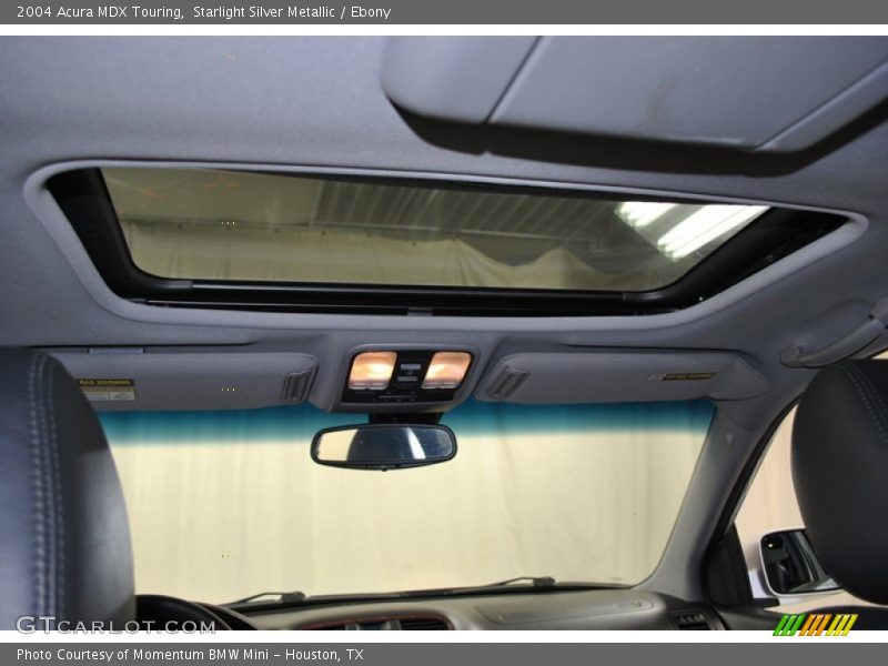 Starlight Silver Metallic / Ebony 2004 Acura MDX Touring