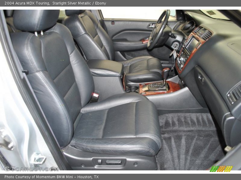 Starlight Silver Metallic / Ebony 2004 Acura MDX Touring