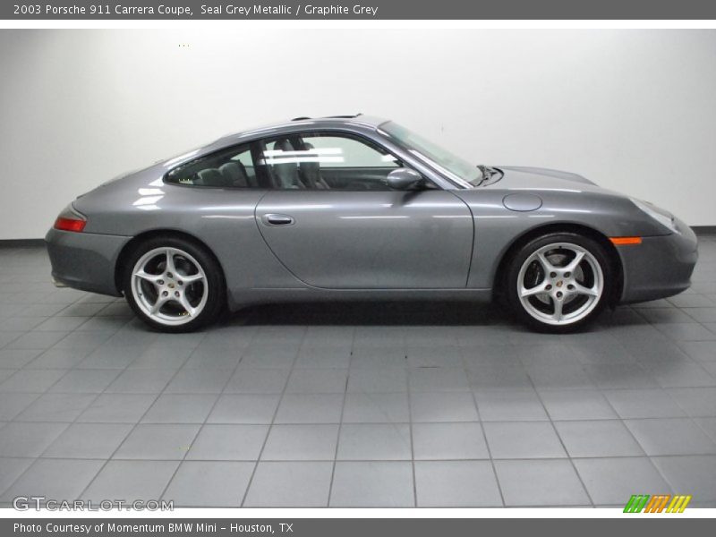 Seal Grey Metallic / Graphite Grey 2003 Porsche 911 Carrera Coupe