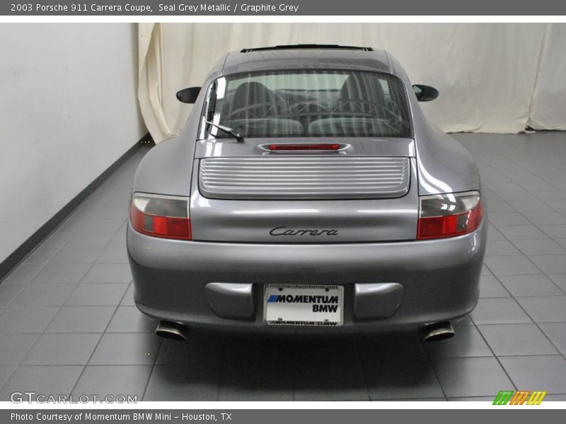 Seal Grey Metallic / Graphite Grey 2003 Porsche 911 Carrera Coupe