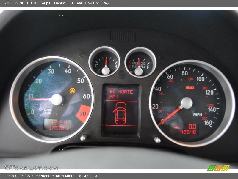  2001 TT 1.8T Coupe 1.8T Coupe Gauges