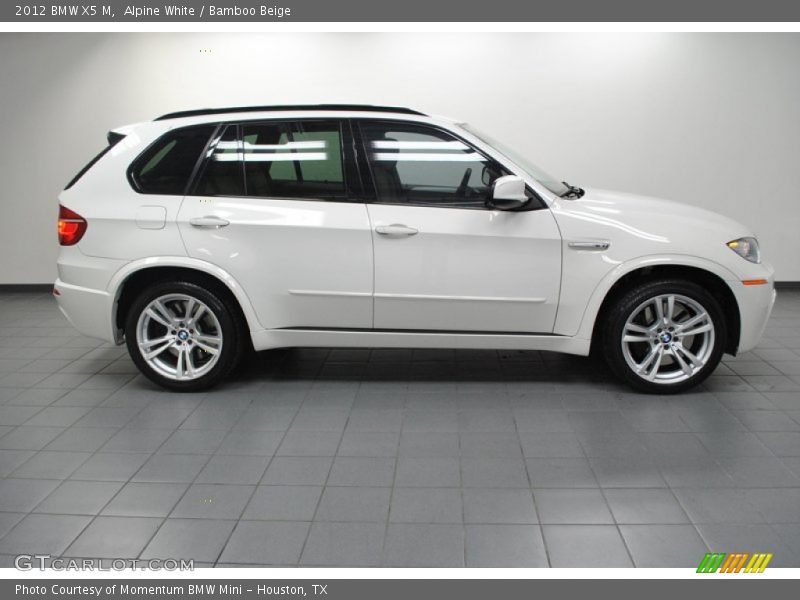 Alpine White / Bamboo Beige 2012 BMW X5 M