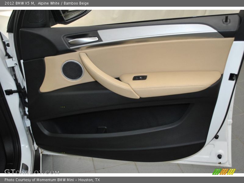 Alpine White / Bamboo Beige 2012 BMW X5 M