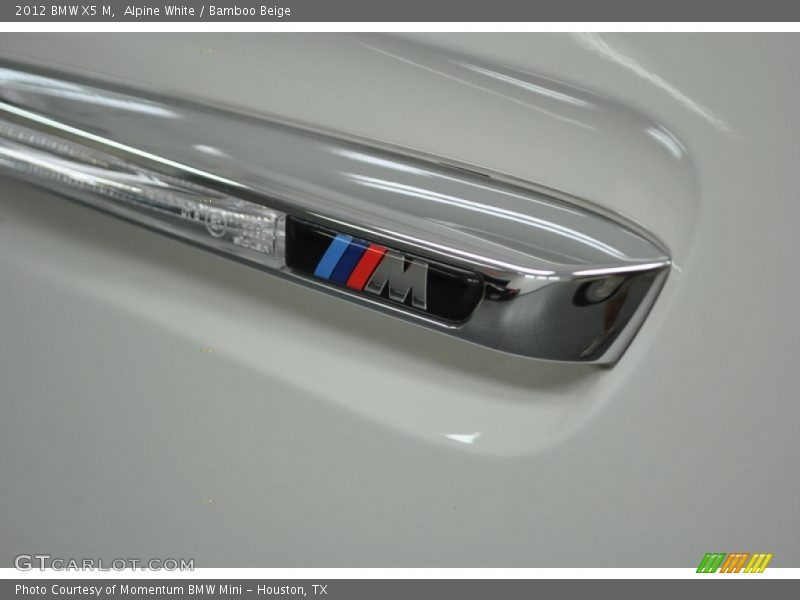 Alpine White / Bamboo Beige 2012 BMW X5 M