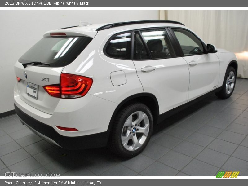 Alpine White / Black 2013 BMW X1 sDrive 28i