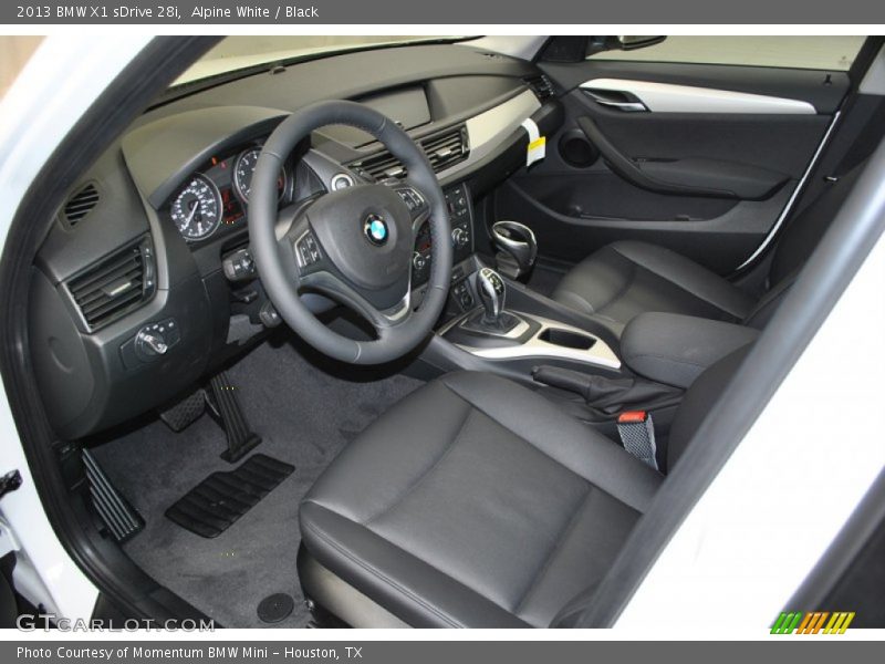 Alpine White / Black 2013 BMW X1 sDrive 28i
