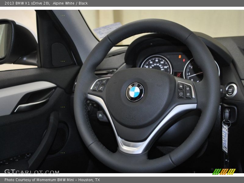 Alpine White / Black 2013 BMW X1 sDrive 28i