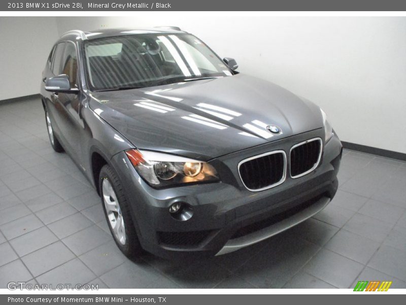 Mineral Grey Metallic / Black 2013 BMW X1 sDrive 28i