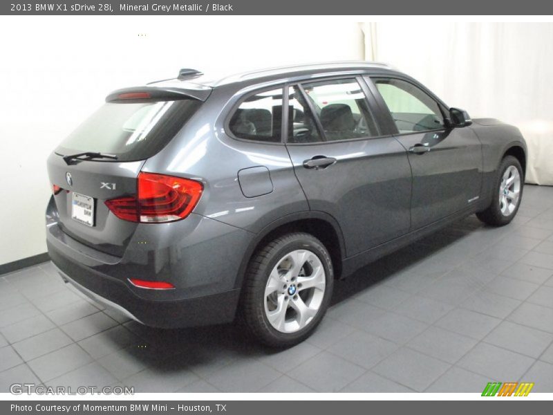 Mineral Grey Metallic / Black 2013 BMW X1 sDrive 28i