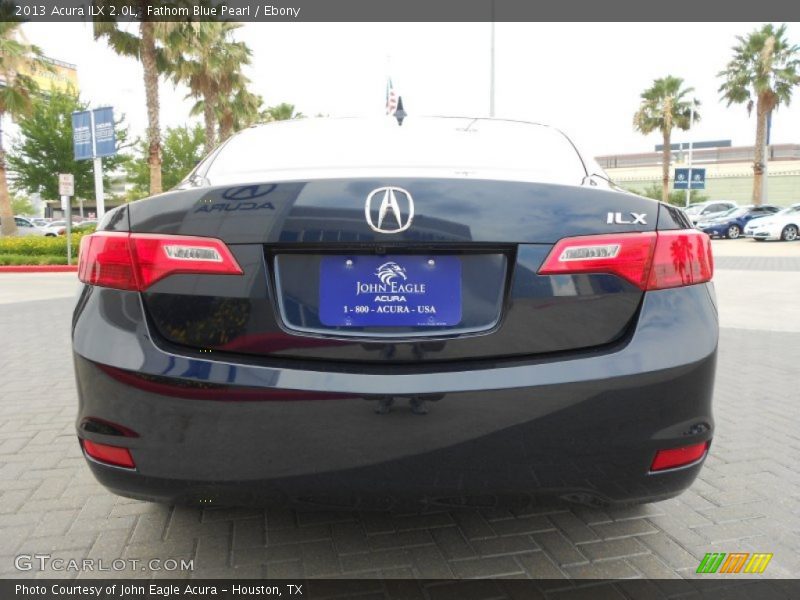 Fathom Blue Pearl / Ebony 2013 Acura ILX 2.0L