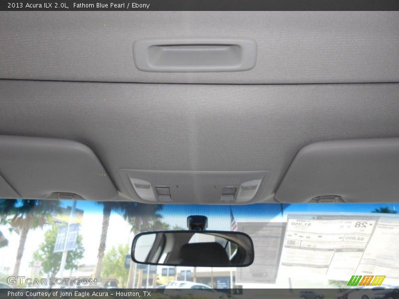 Fathom Blue Pearl / Ebony 2013 Acura ILX 2.0L