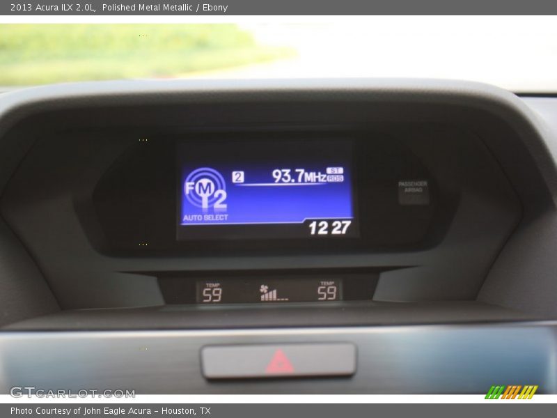 Polished Metal Metallic / Ebony 2013 Acura ILX 2.0L