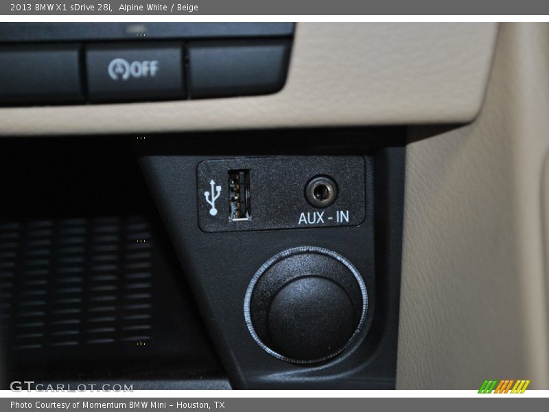 Alpine White / Beige 2013 BMW X1 sDrive 28i