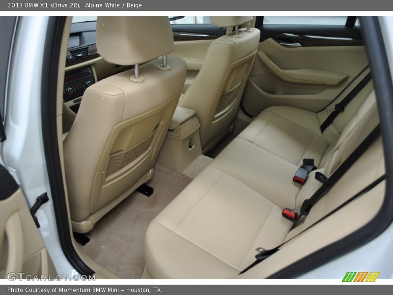 Alpine White / Beige 2013 BMW X1 sDrive 28i