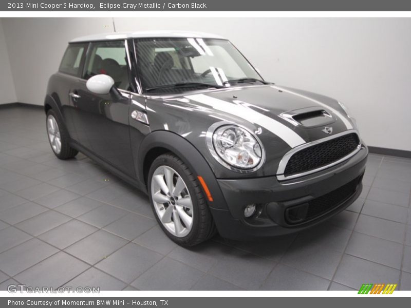 Eclipse Gray Metallic / Carbon Black 2013 Mini Cooper S Hardtop