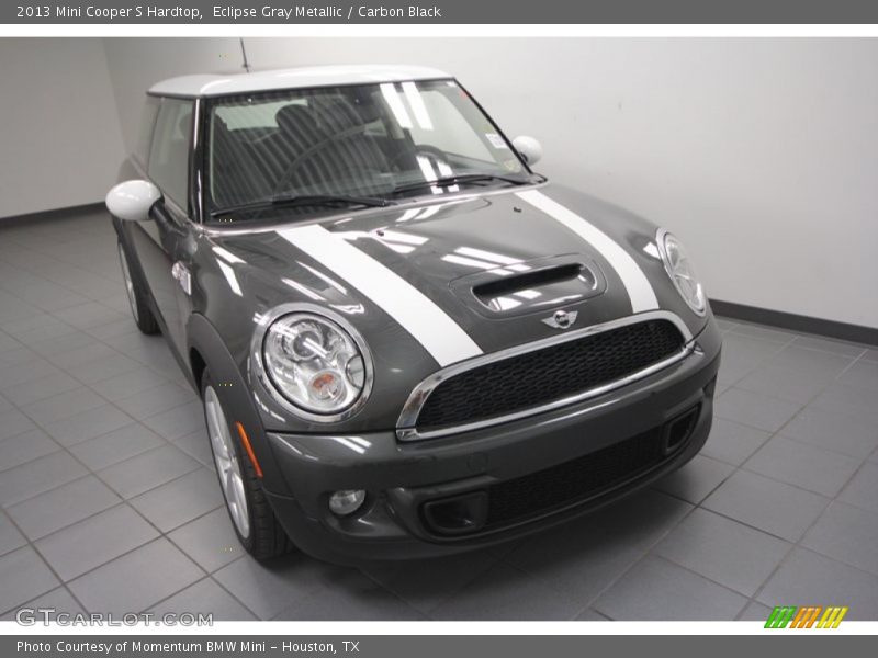 Eclipse Gray Metallic / Carbon Black 2013 Mini Cooper S Hardtop