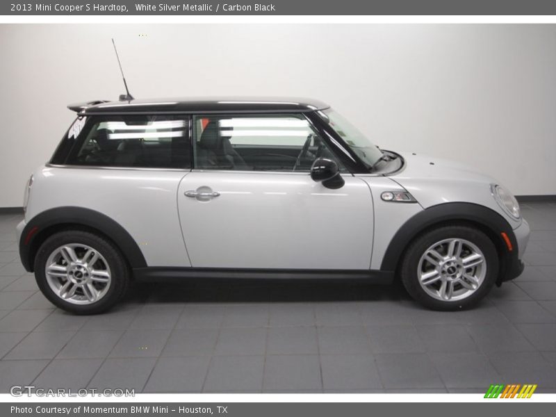 White Silver Metallic / Carbon Black 2013 Mini Cooper S Hardtop